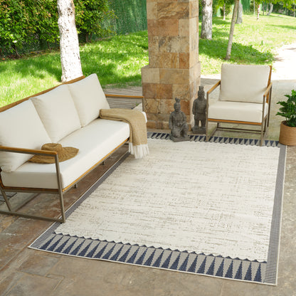 Maise Abstract Modern Cream Rug