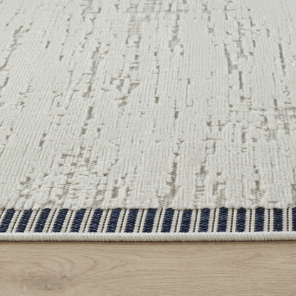 Alfombra abstracta moderna color crema Maise