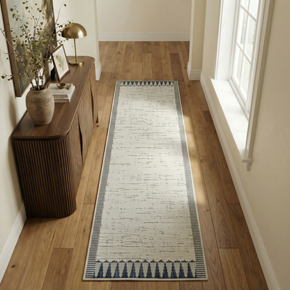 Alfombra abstracta moderna color crema Maise