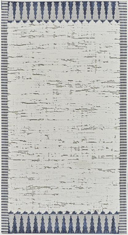 Alfombra abstracta moderna color crema Maise
