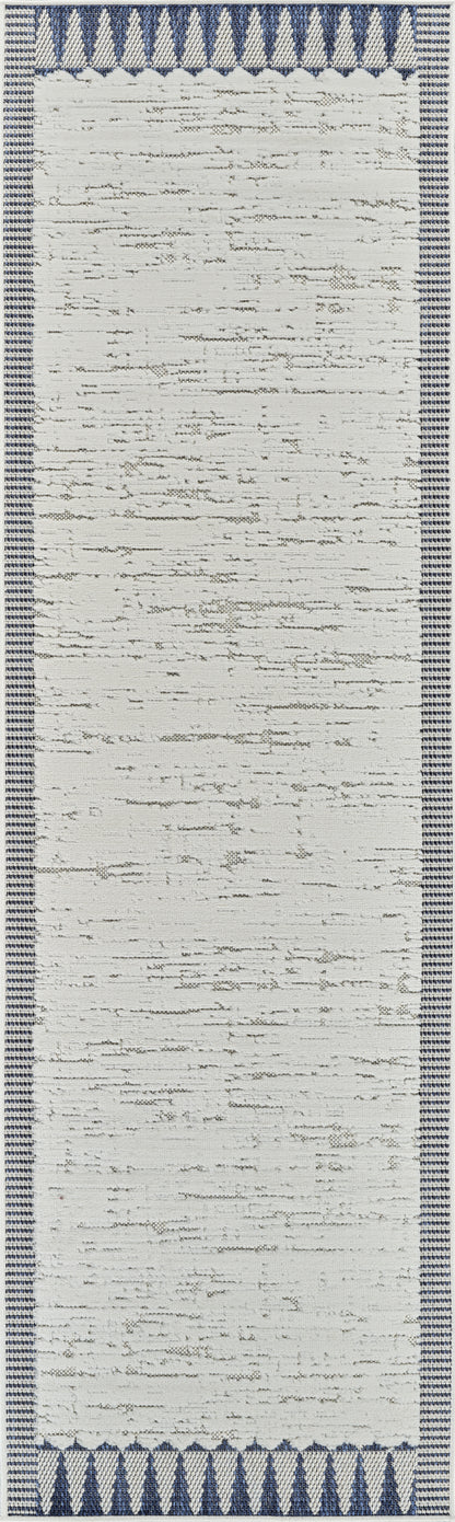 Alfombra abstracta moderna color crema Maise