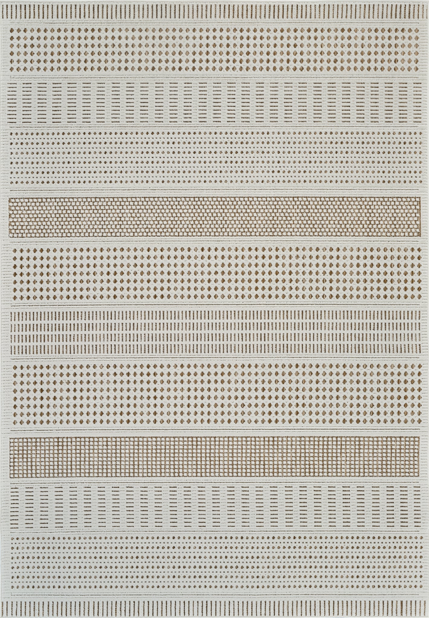 Alfombra beige moderna abstracta Maise