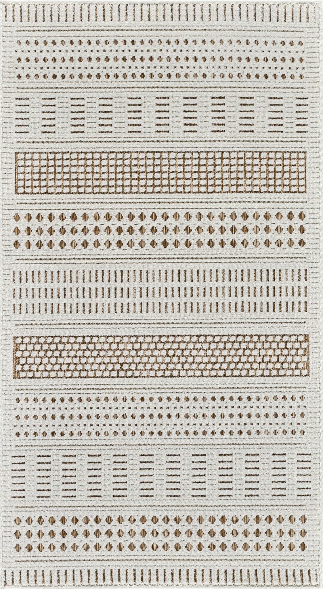 Alfombra beige moderna abstracta Maise