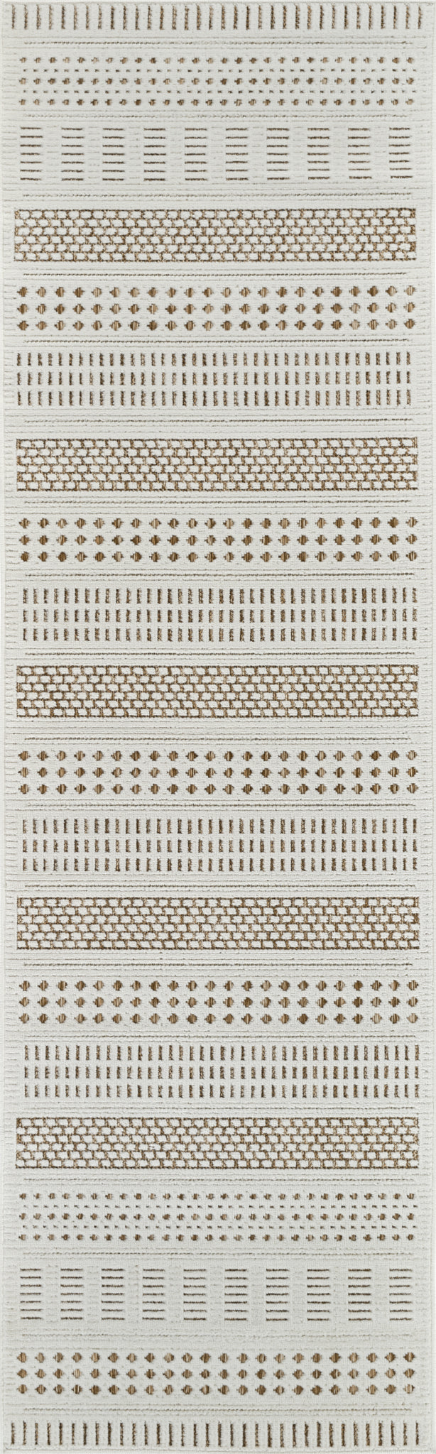 Alfombra beige moderna abstracta Maise