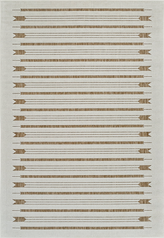 Tapis beige moderne abstrait Maise