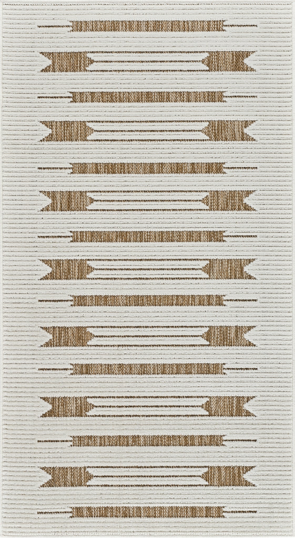 Alfombra beige moderna abstracta Maise