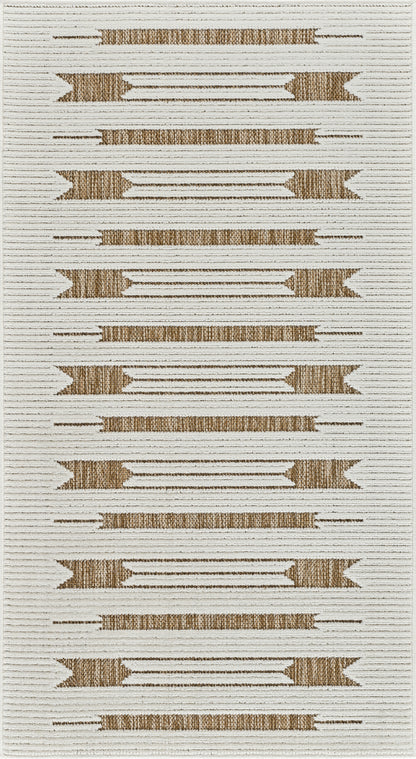 Alfombra beige moderna abstracta Maise