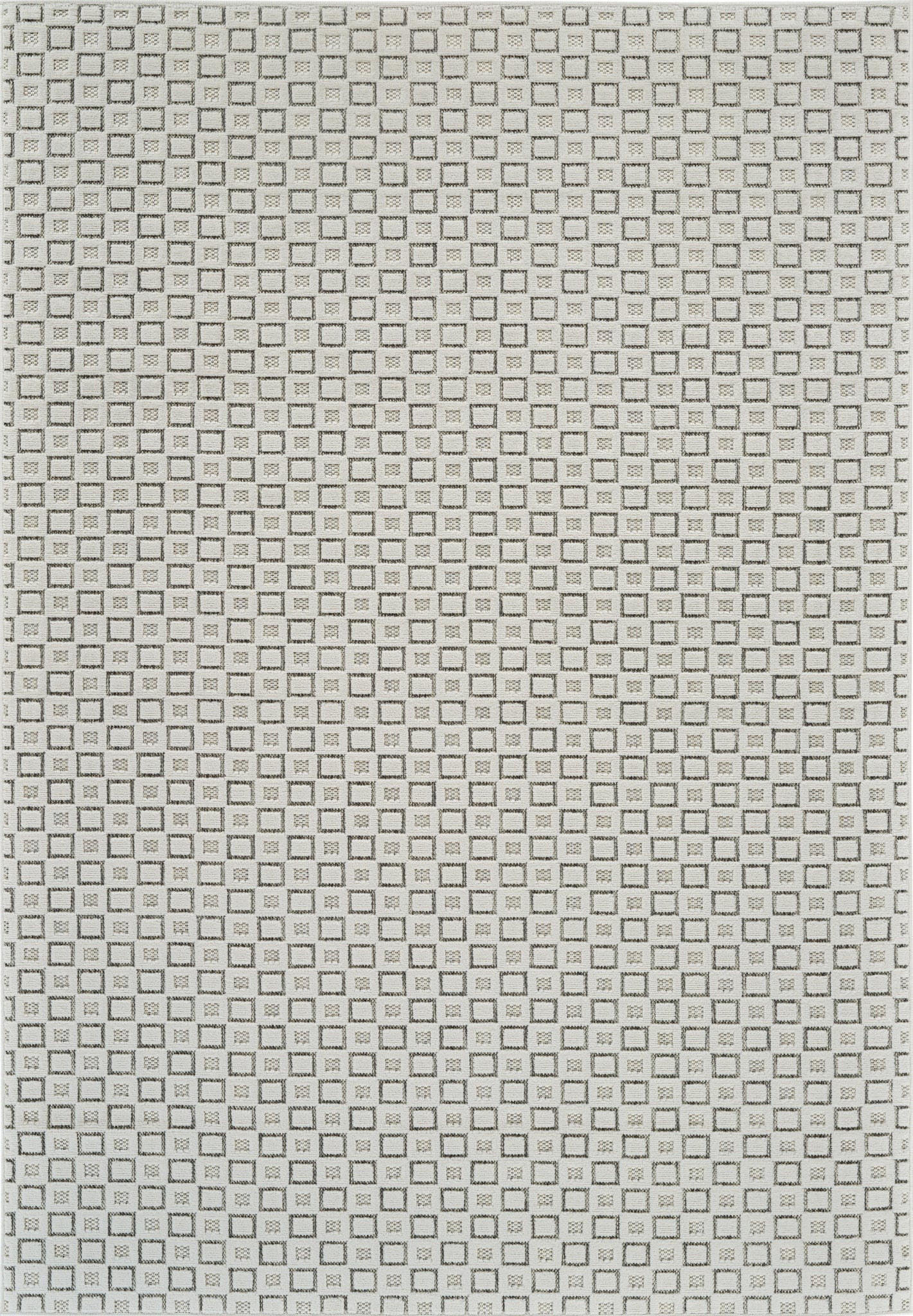 Alfombra abstracta moderna color crema Maise