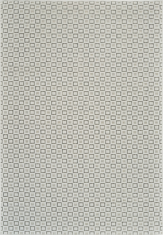 Tapis crème moderne abstrait Maise