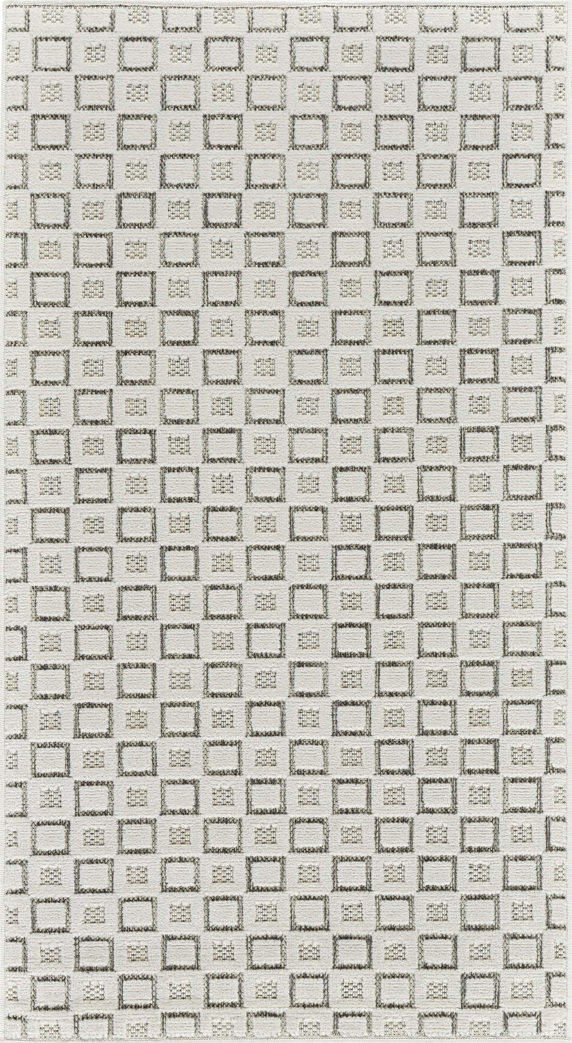 Alfombra abstracta moderna color crema Maise