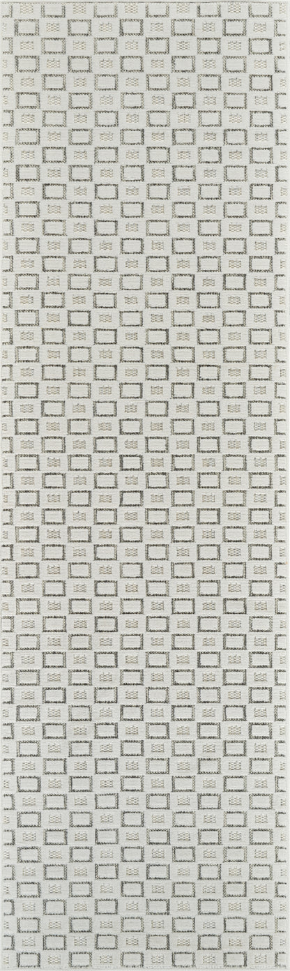Alfombra abstracta moderna color crema Maise
