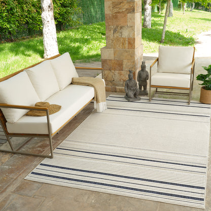 Maise Abstract Modern Cream Rug