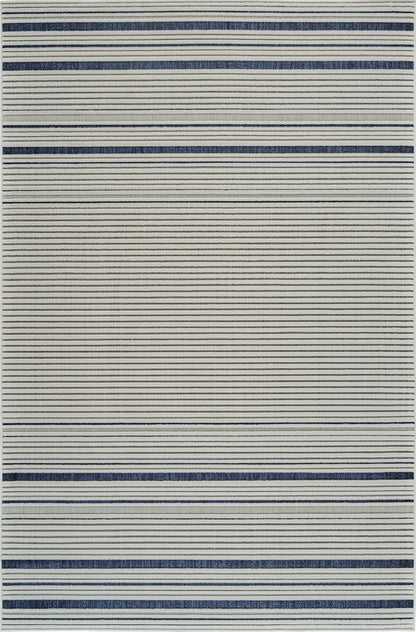 Alfombra abstracta moderna color crema Maise