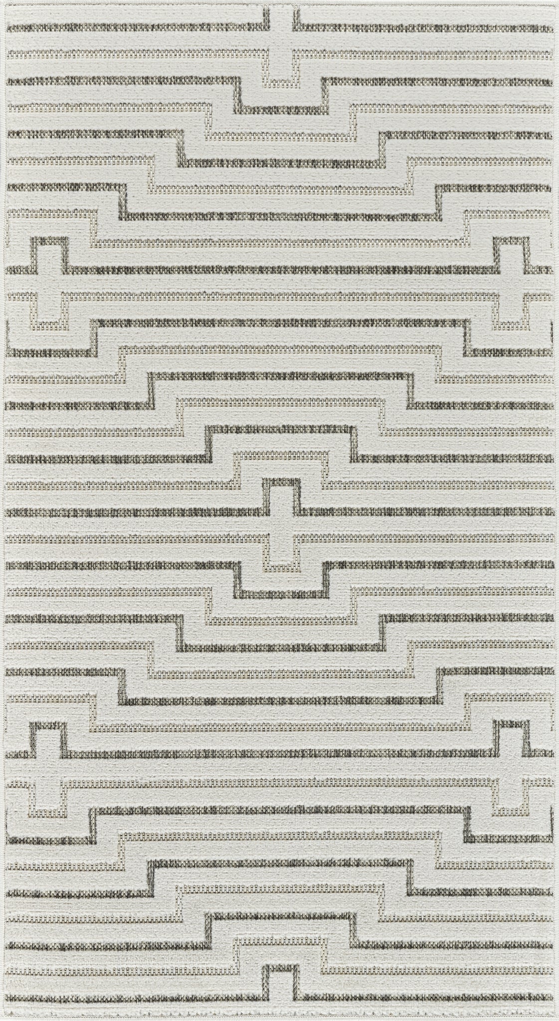 Alfombra abstracta moderna color crema Maise