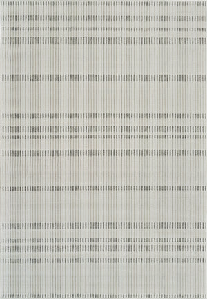 Sabi Striped Contemporary Cream and Beige Indoor Rug
