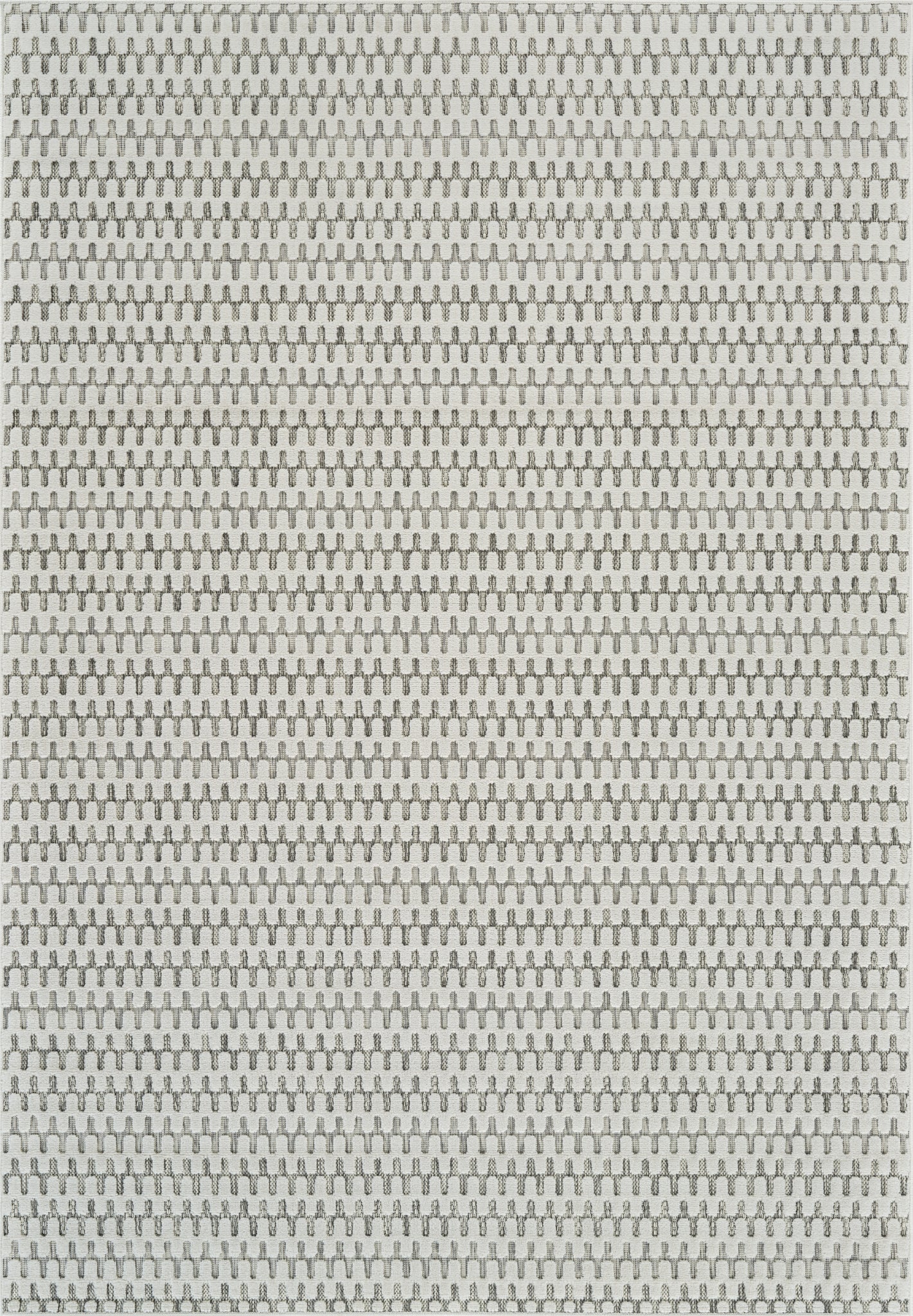 Alfombra abstracta moderna color crema Maise