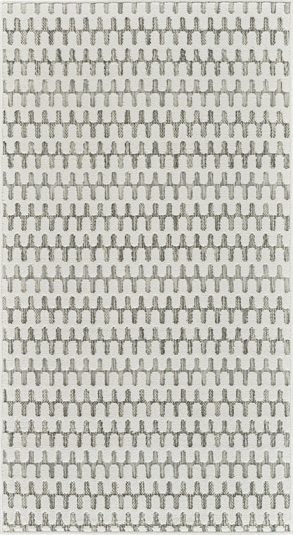 Alfombra abstracta moderna color crema Maise