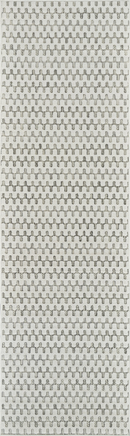 Alfombra abstracta moderna color crema Maise