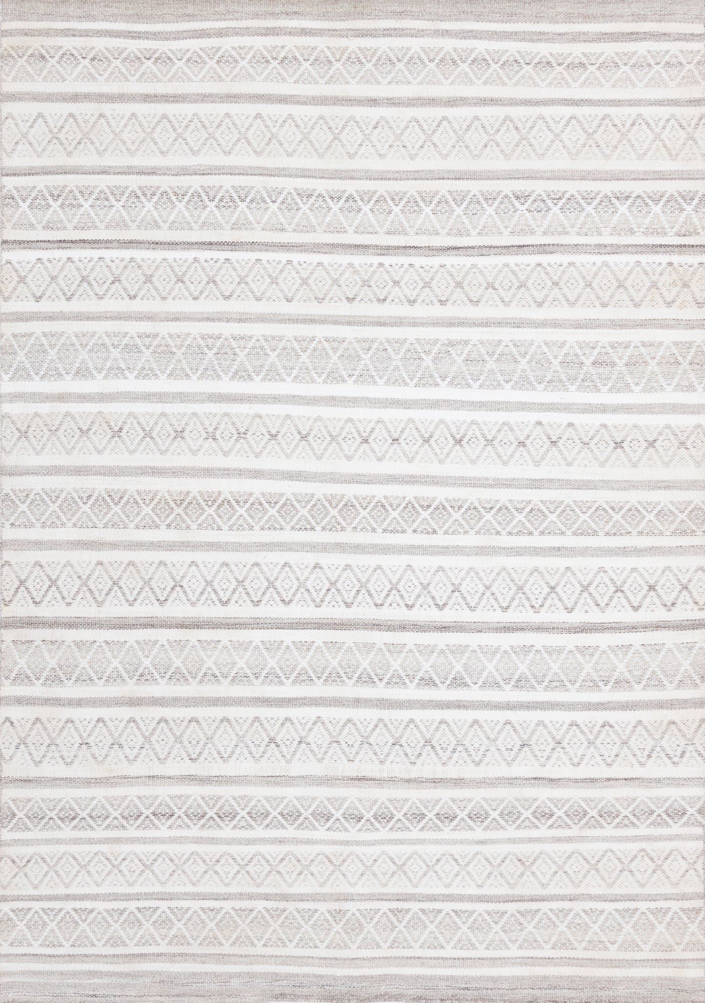 Contemporary Geometric Cream Area Rug