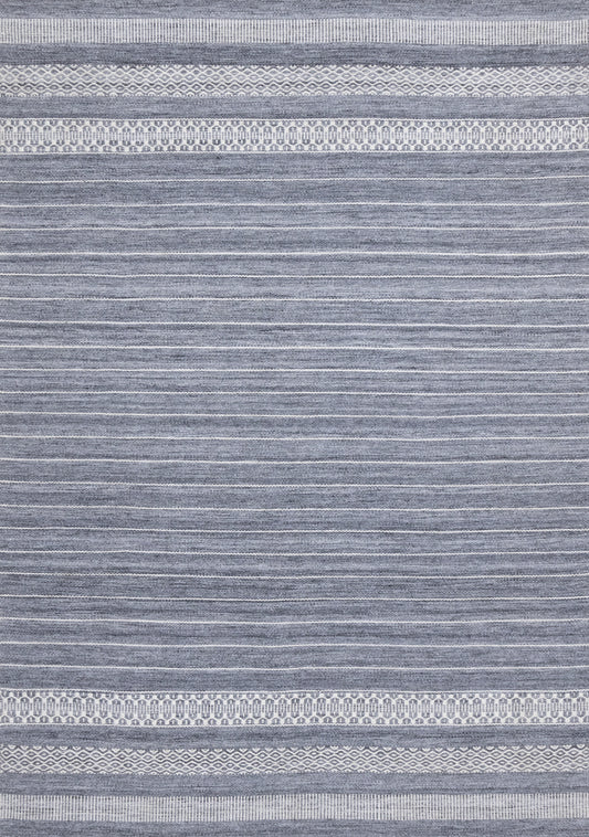 Contemporary Stripes Grey Area Rug