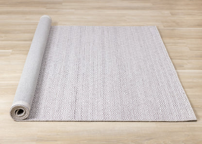 Contemporary Geometric Beige Area Rug