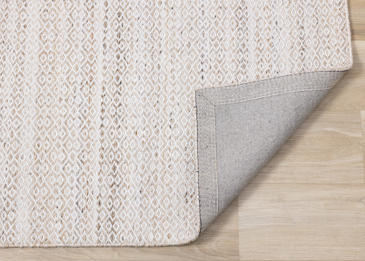 Contemporary Geometric Cream Area Rug