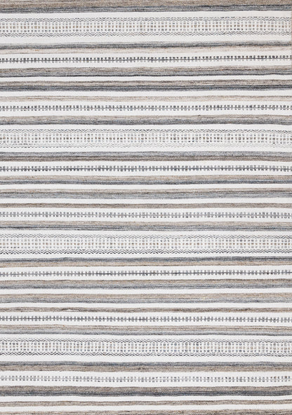 Tribal Southwestern White Area Rug