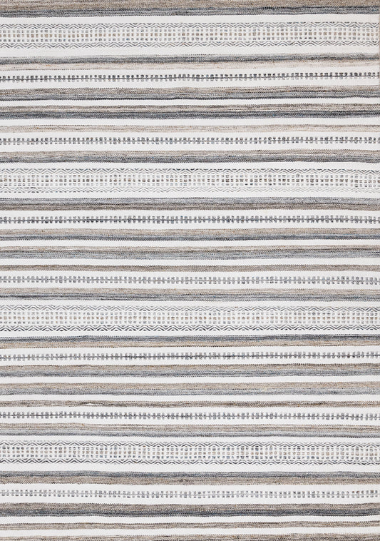 Tribal Southwestern White Area Rug