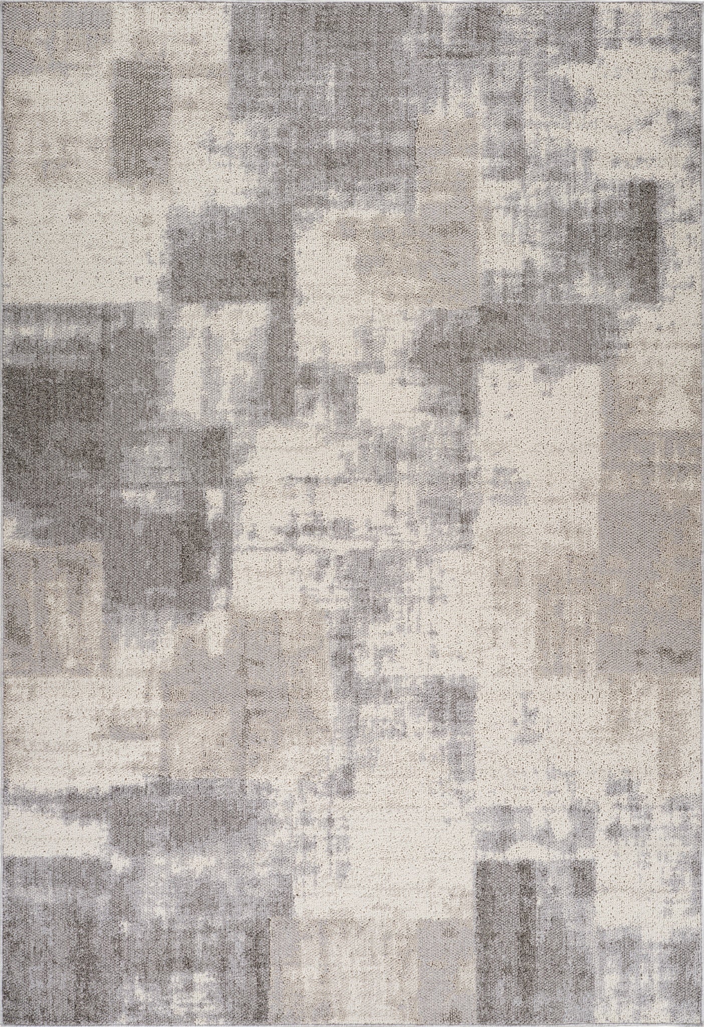 Avenir Abstract Contemporary Grey and Beige Indoor Rug