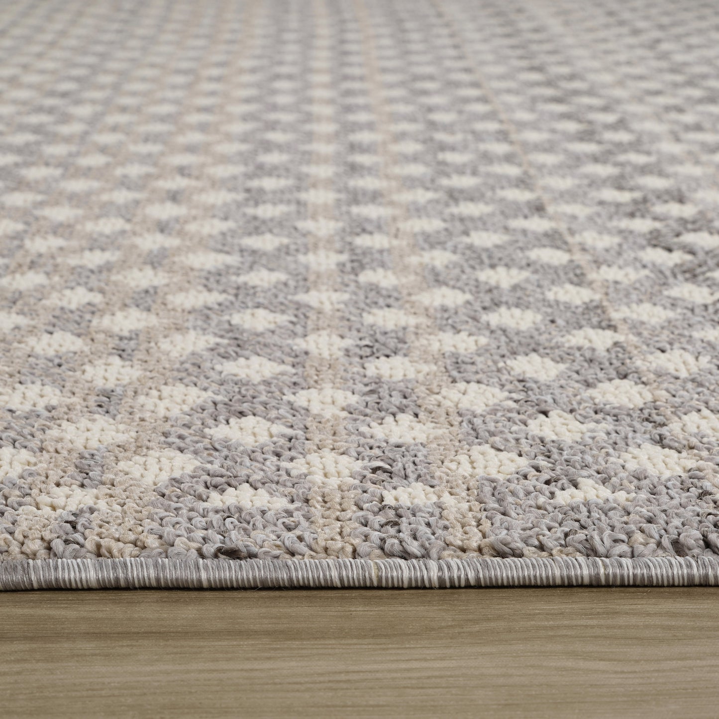 Samir Ombre Contemporary Grey and Beige Indoor Rug