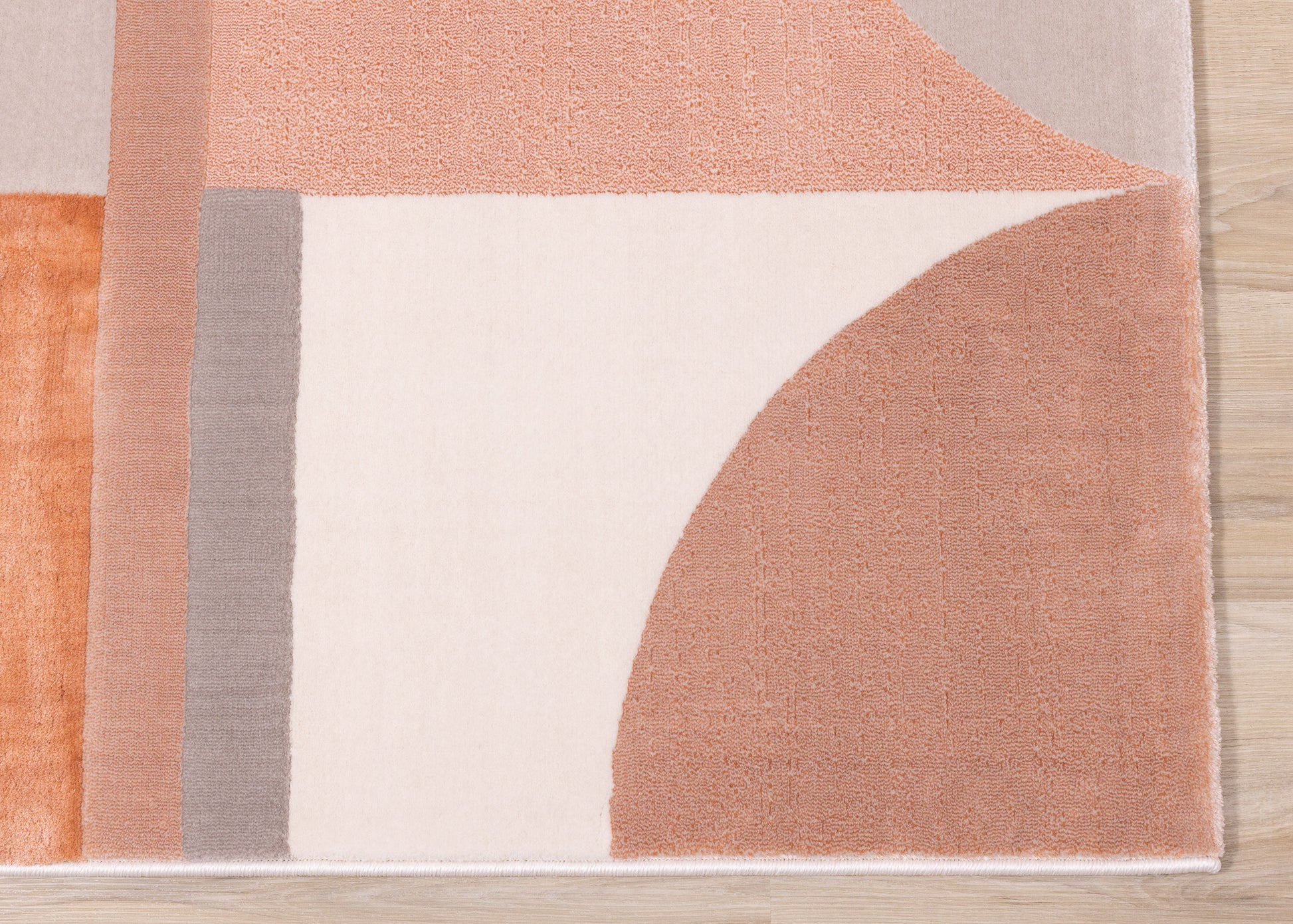 Modern Geometric Pink Area Rug-5