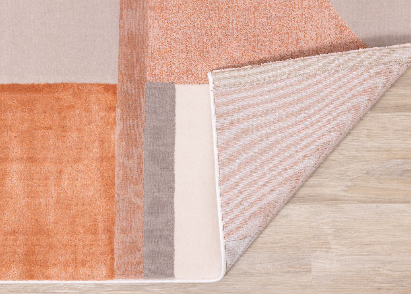 Modern Geometric Pink Area Rug-6