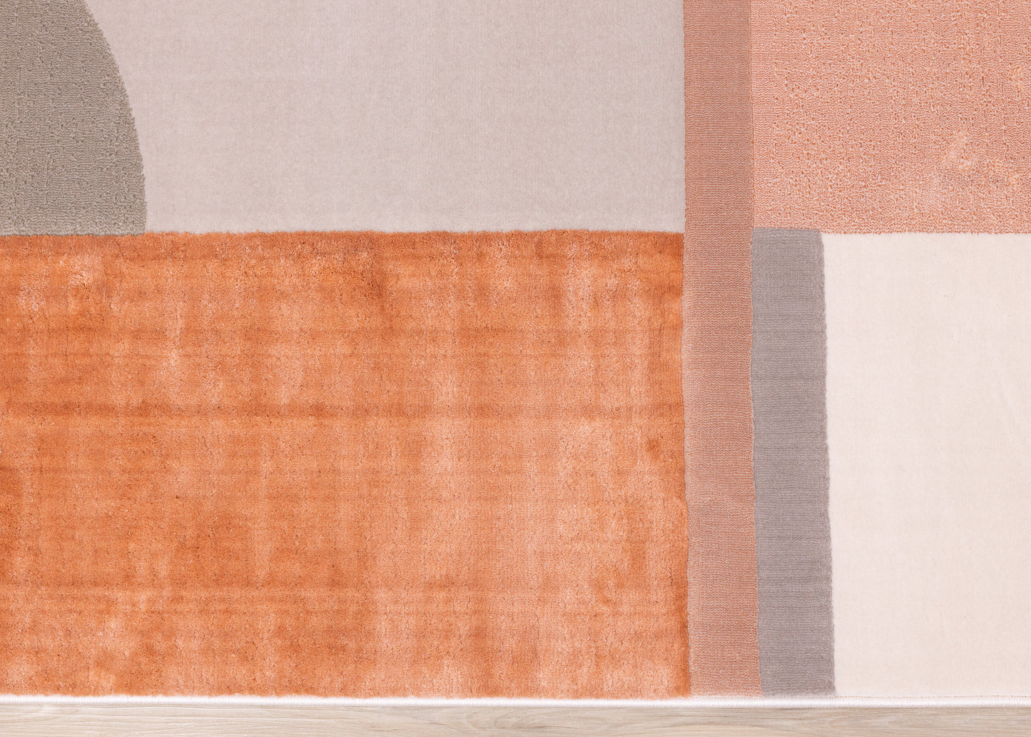 Modern Geometric Pink Area Rug-8