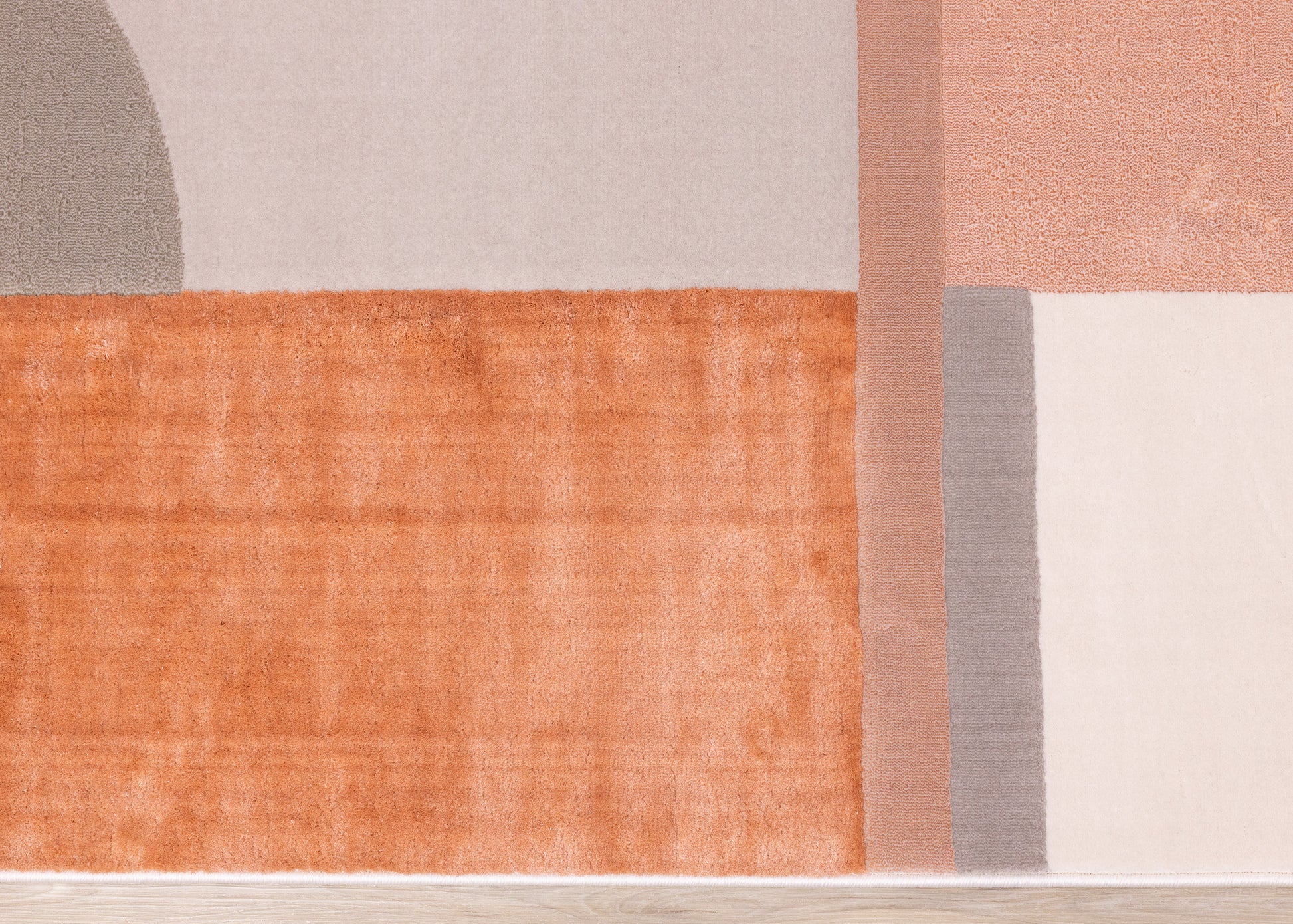 Modern Geometric Pink Area Rug-8