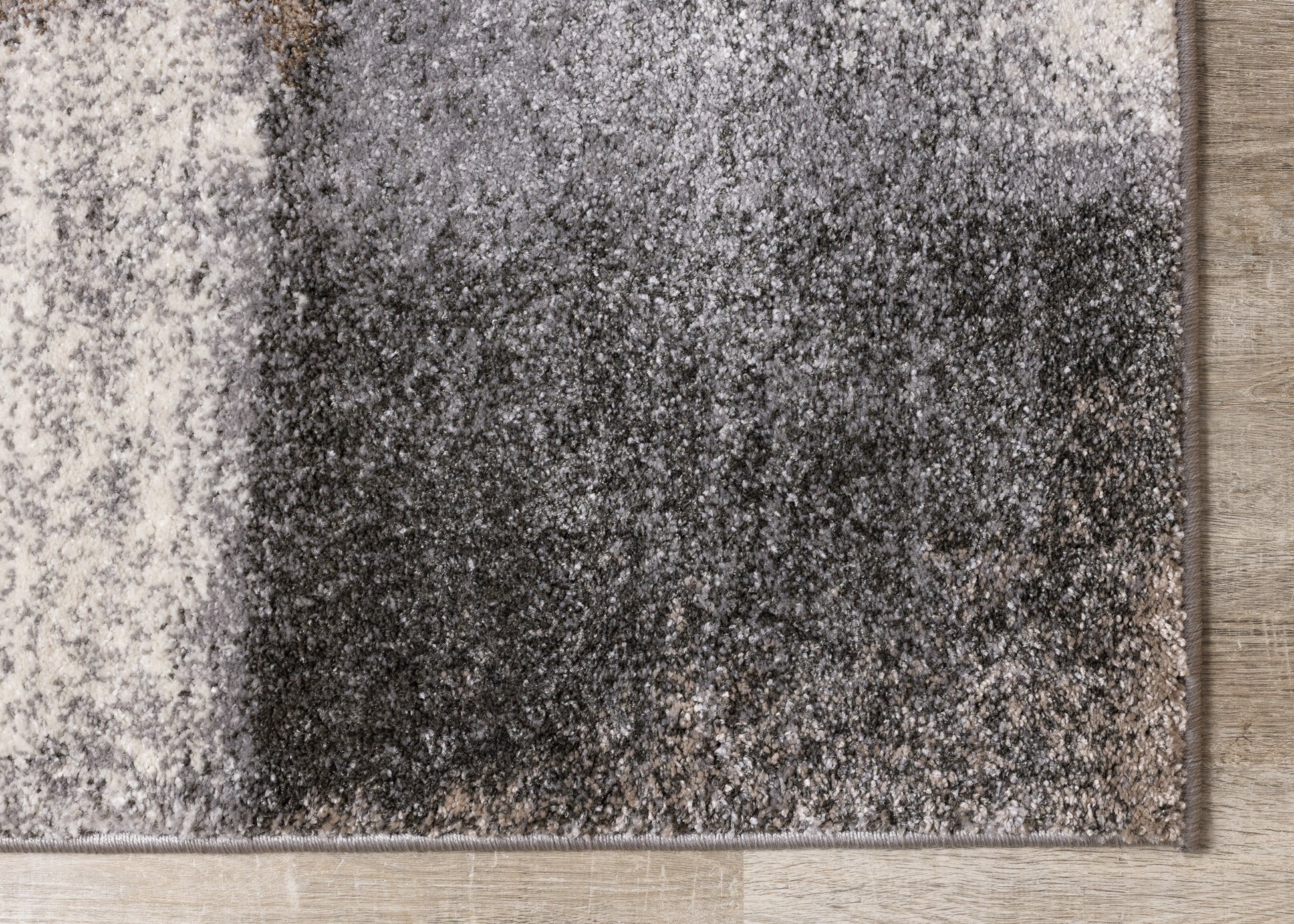 Contemporary Geometric Blue Area Rug-5