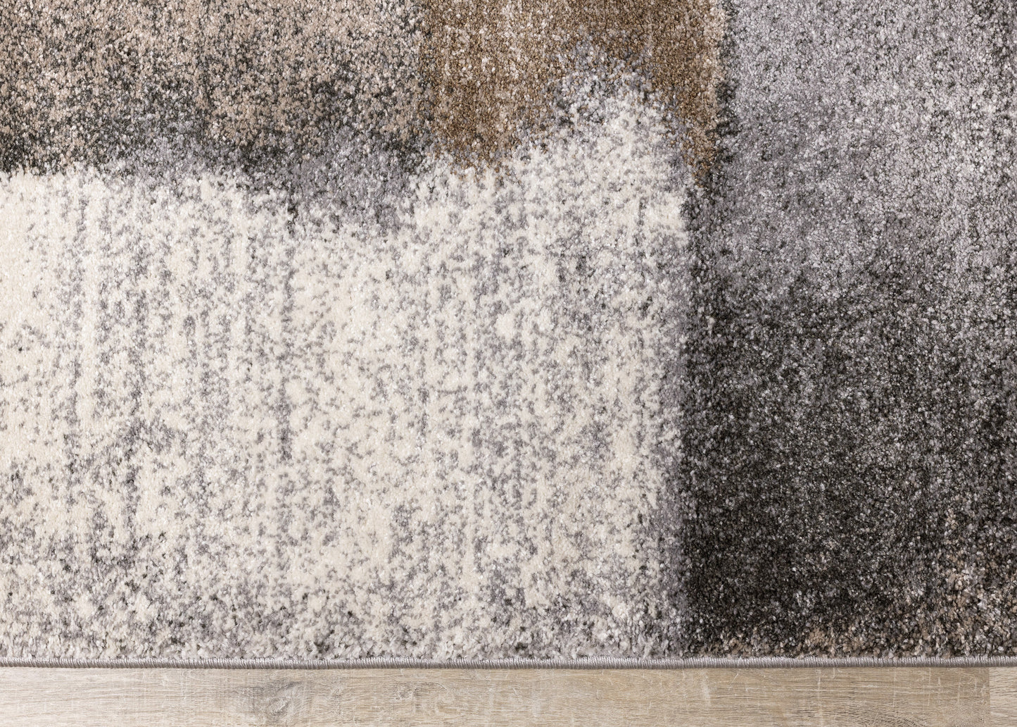 Contemporary Geometric Blue Area Rug-8