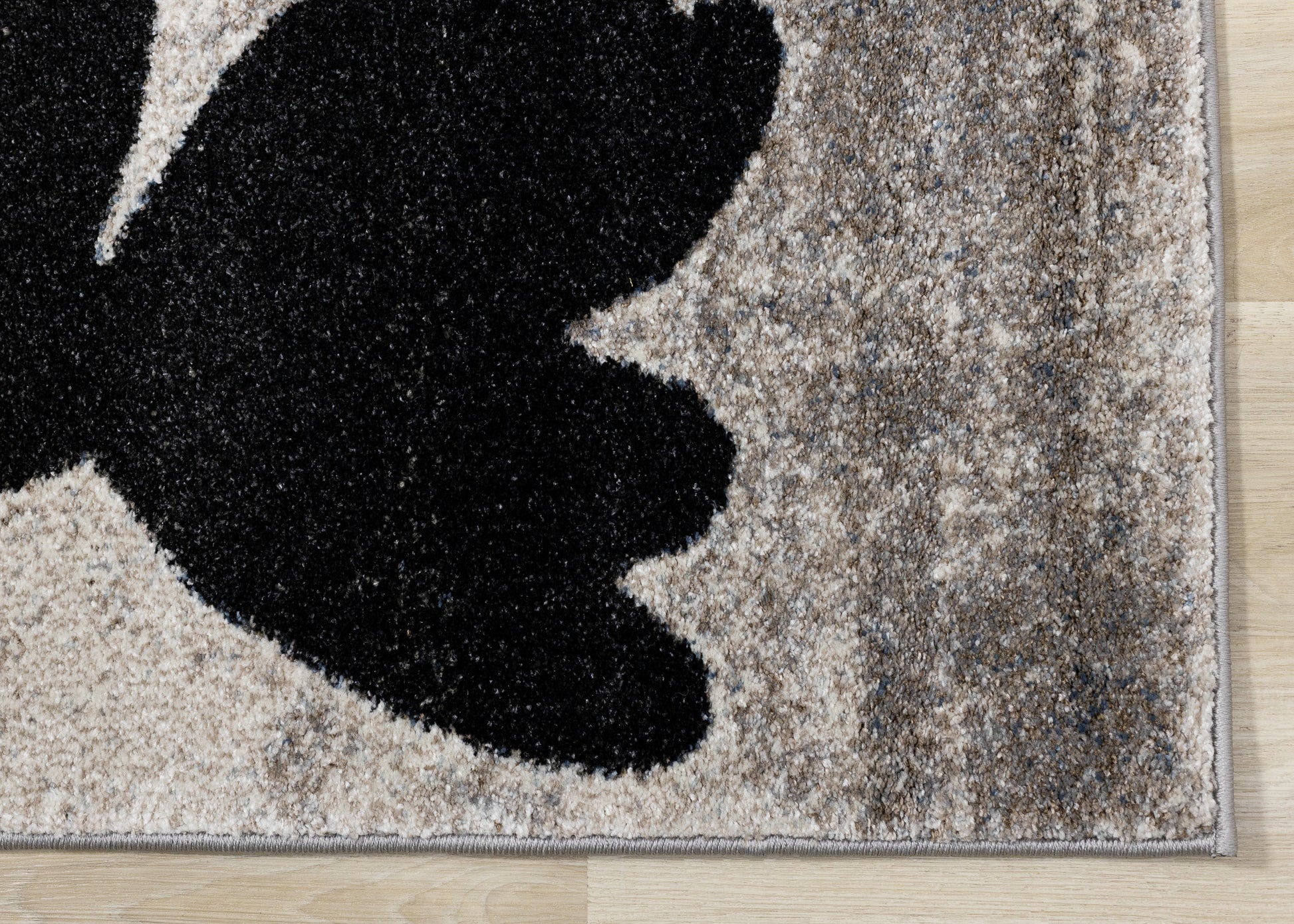 Contemporary Botanical Blue Area Rug-4