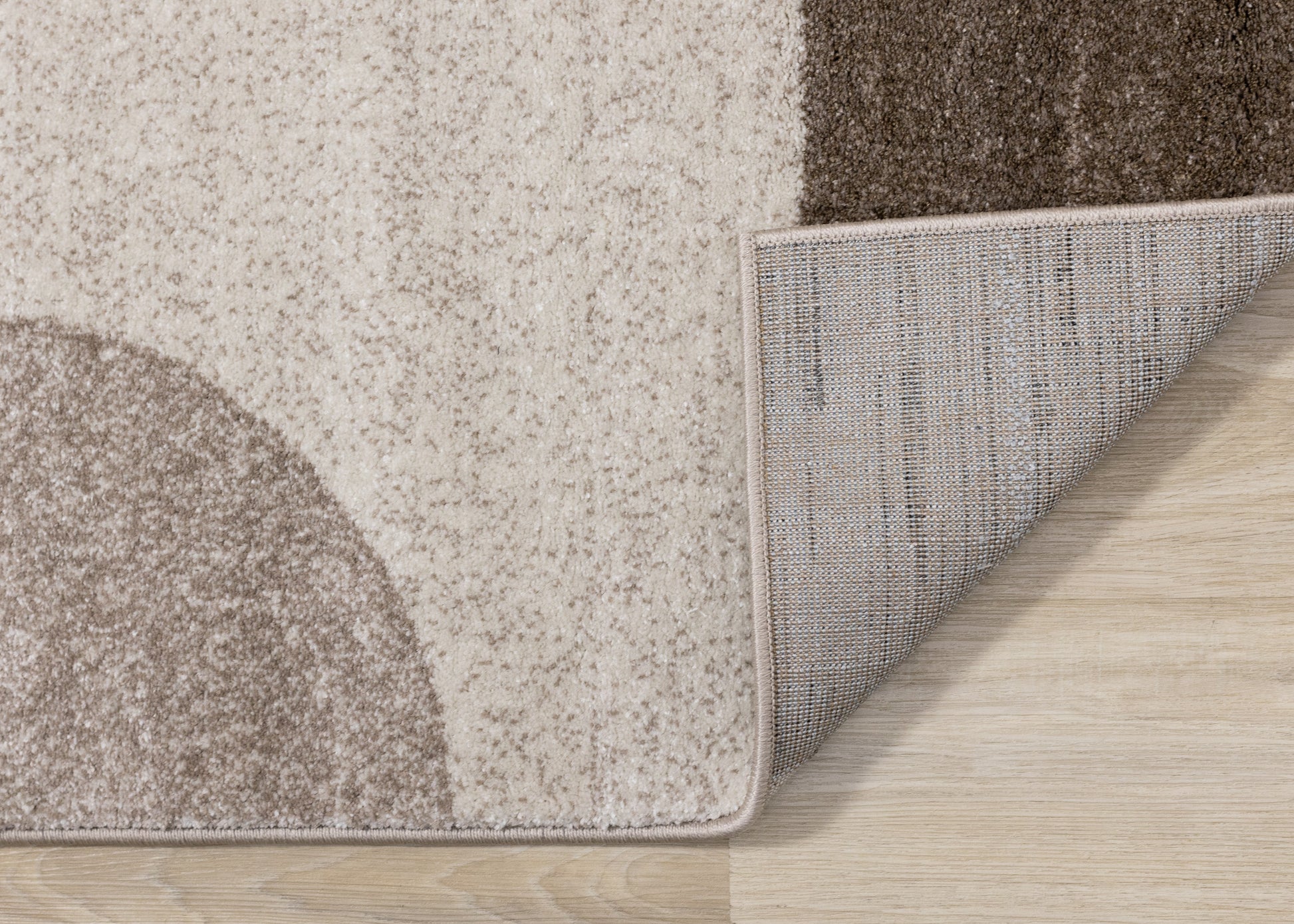 Contemporary Geometric Cream Area Rug-6
