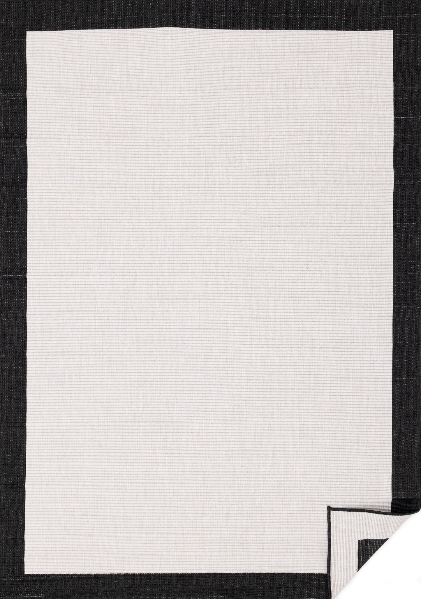 Contemporary Border Black Area Rug-1