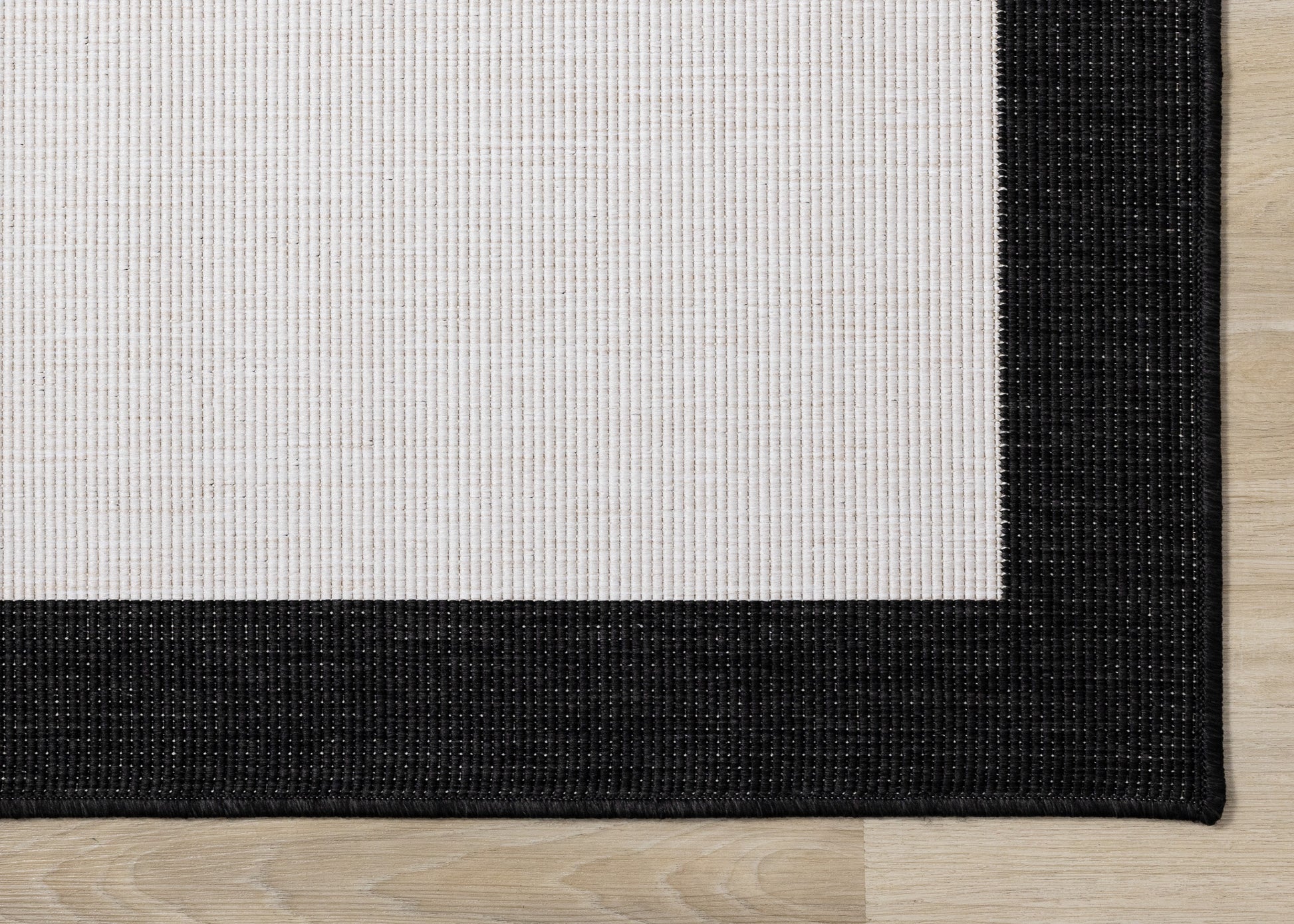 Contemporary Border Black Area Rug-5