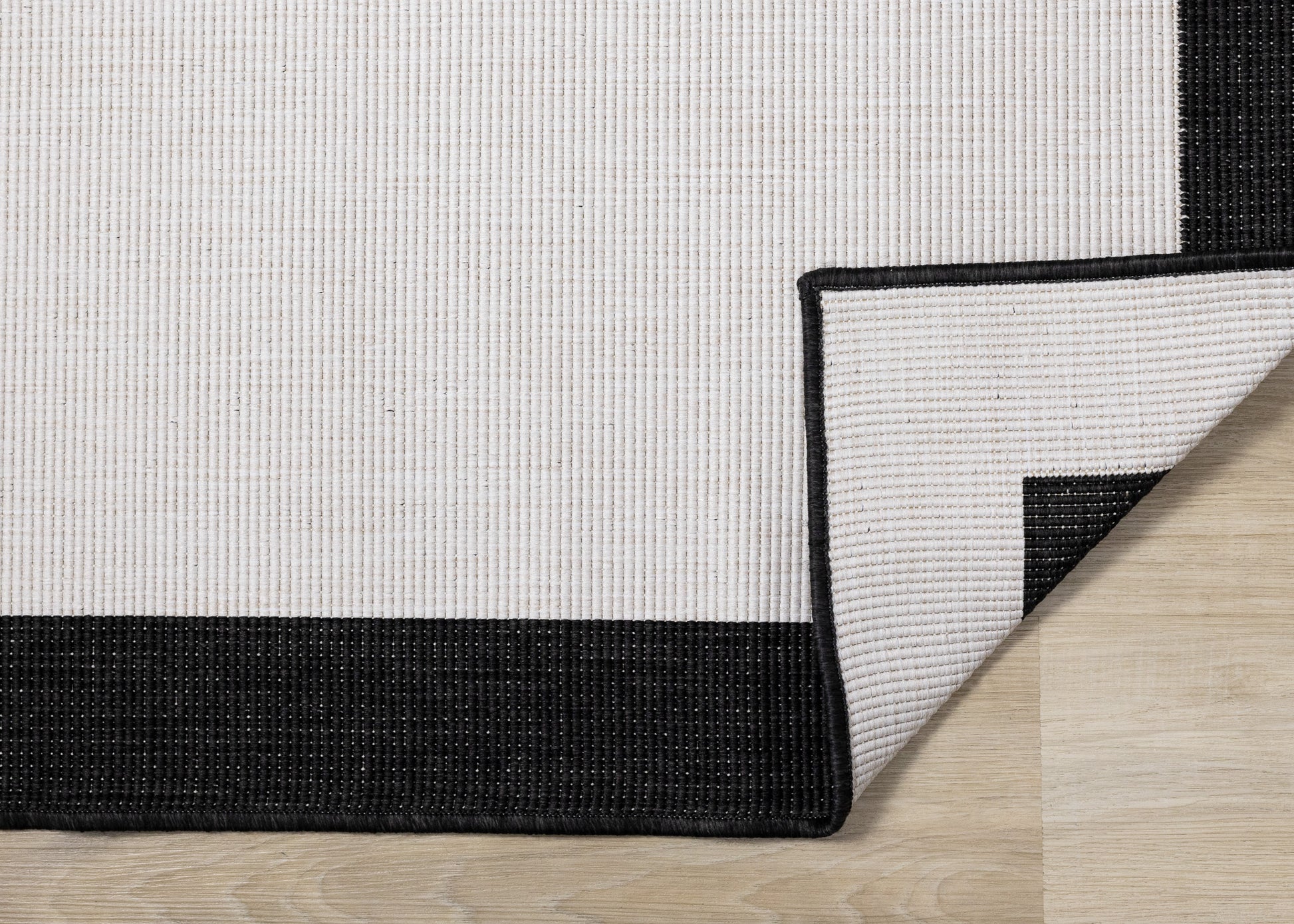 Contemporary Border Black Area Rug-6