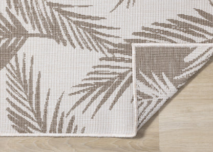 Contemporary Botanical Taupe Area Rug-6