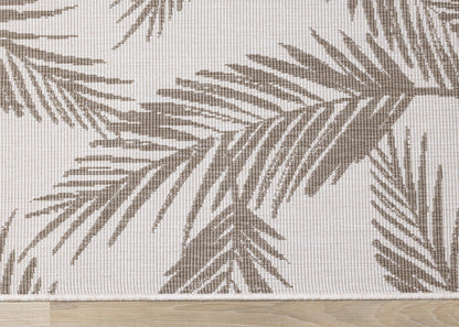 Contemporary Botanical Taupe Area Rug-8