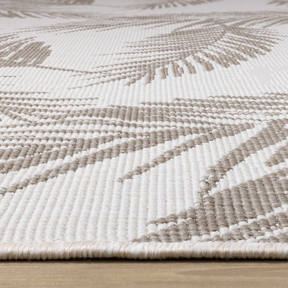 Contemporary Botanical Taupe Area Rug-9