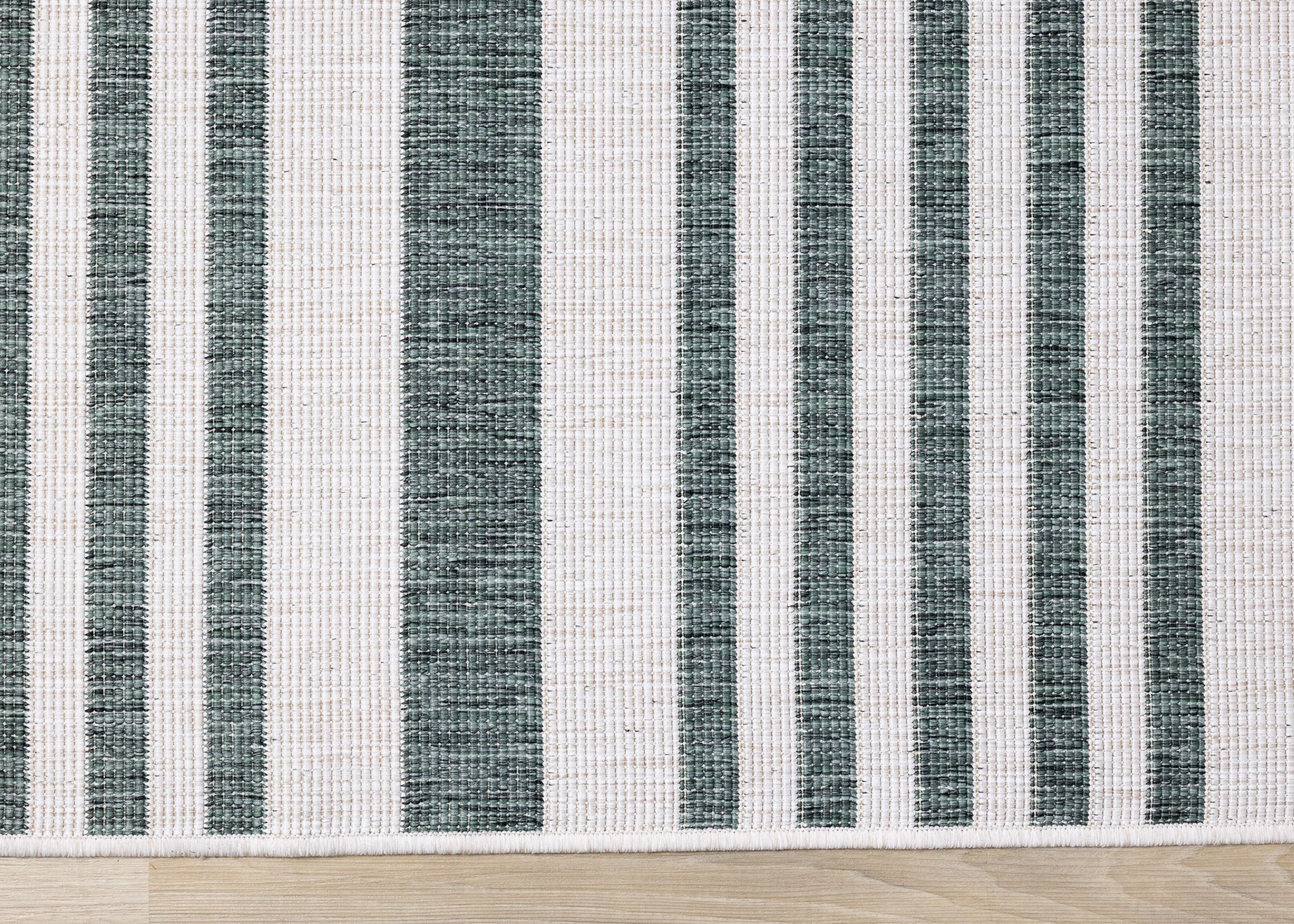 Contemporary Stripes Green Area Rug-8