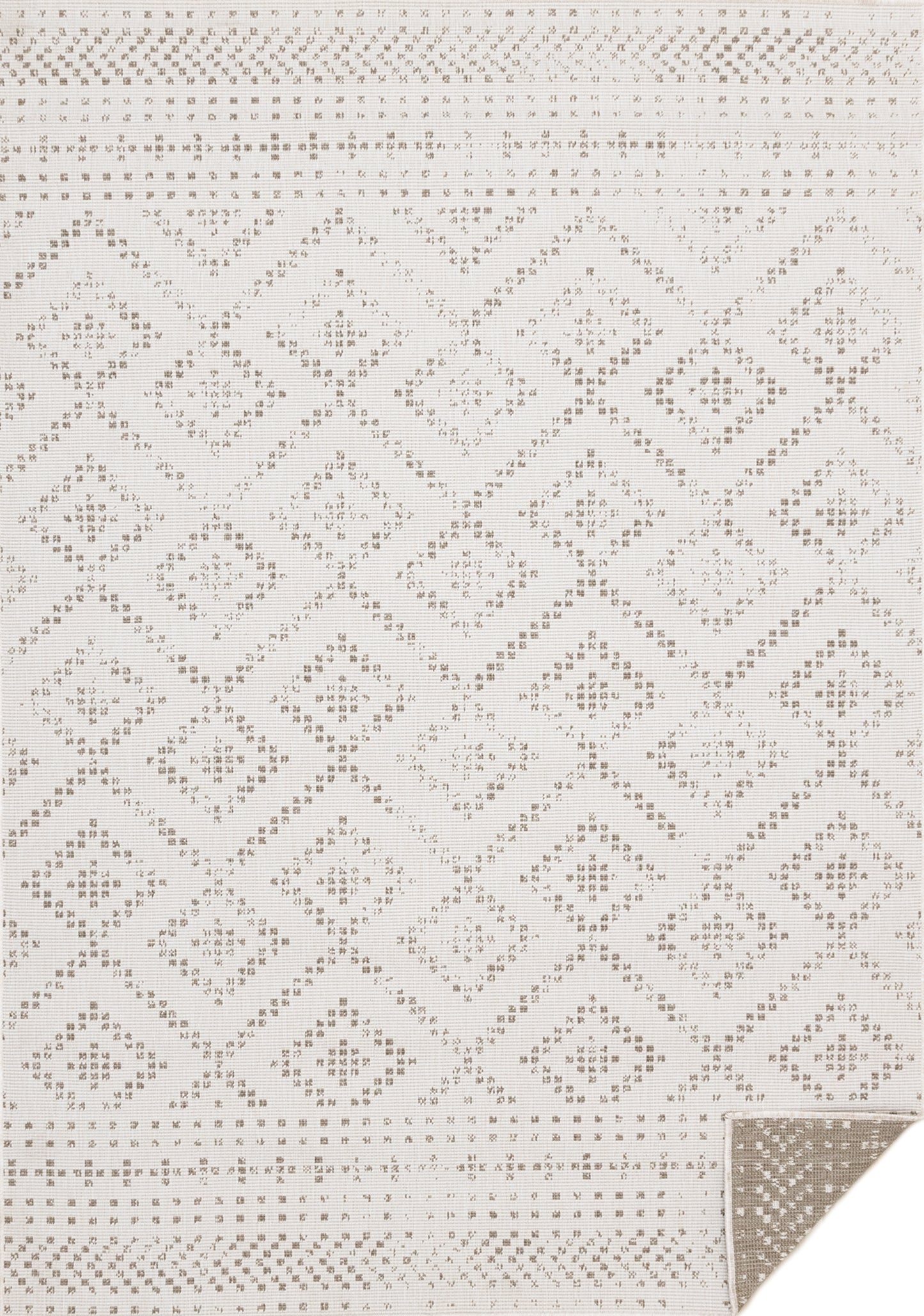 Tribal/Southwestern Geometric Taupe Area Rug