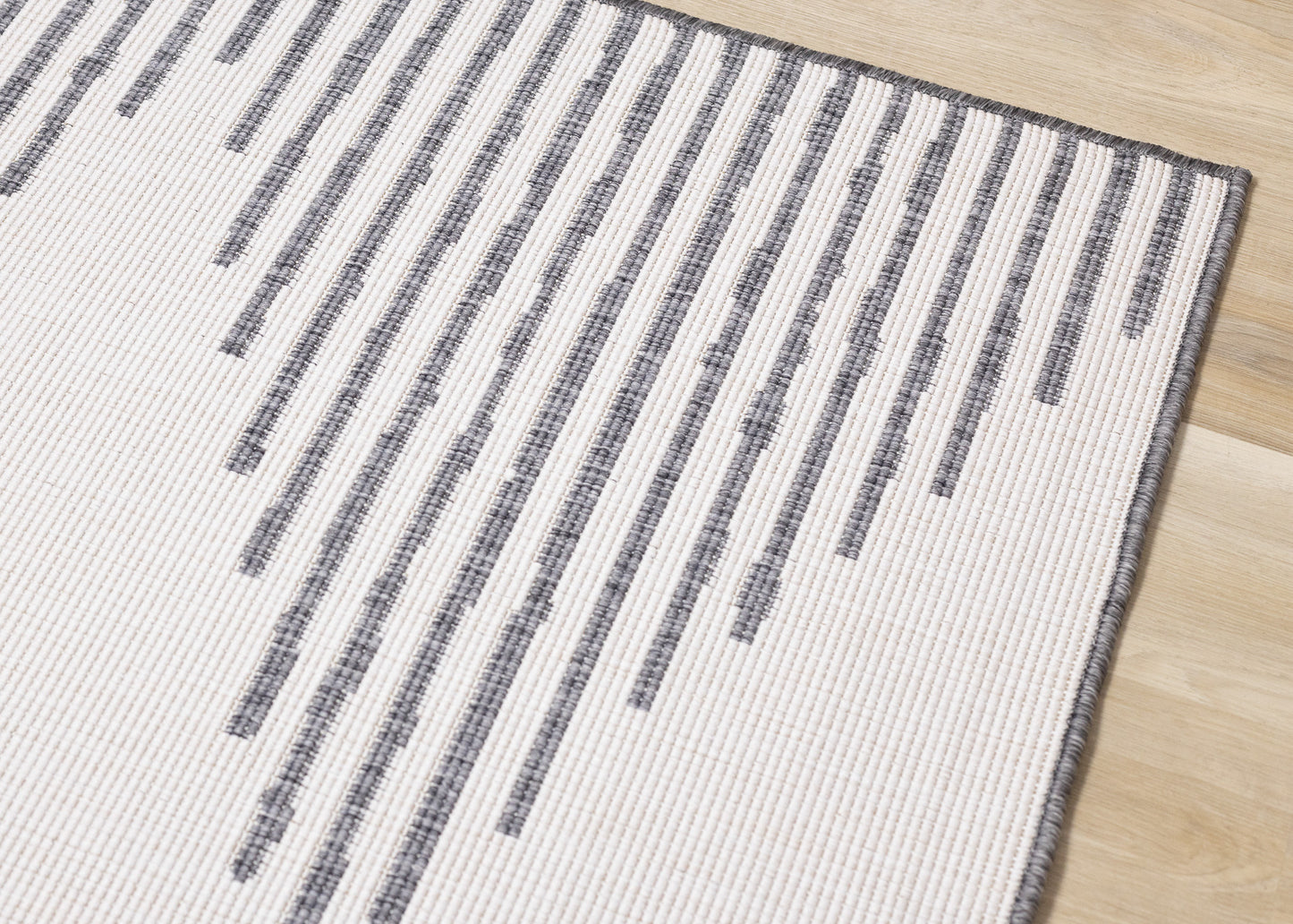 Mid-Century Geometric Grey Area Rug