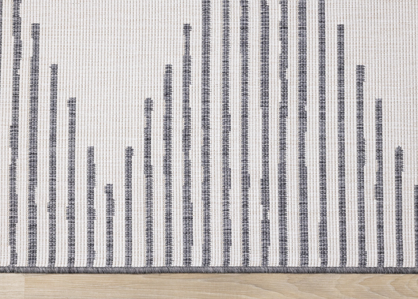 Mid-Century Geometric Grey Area Rug