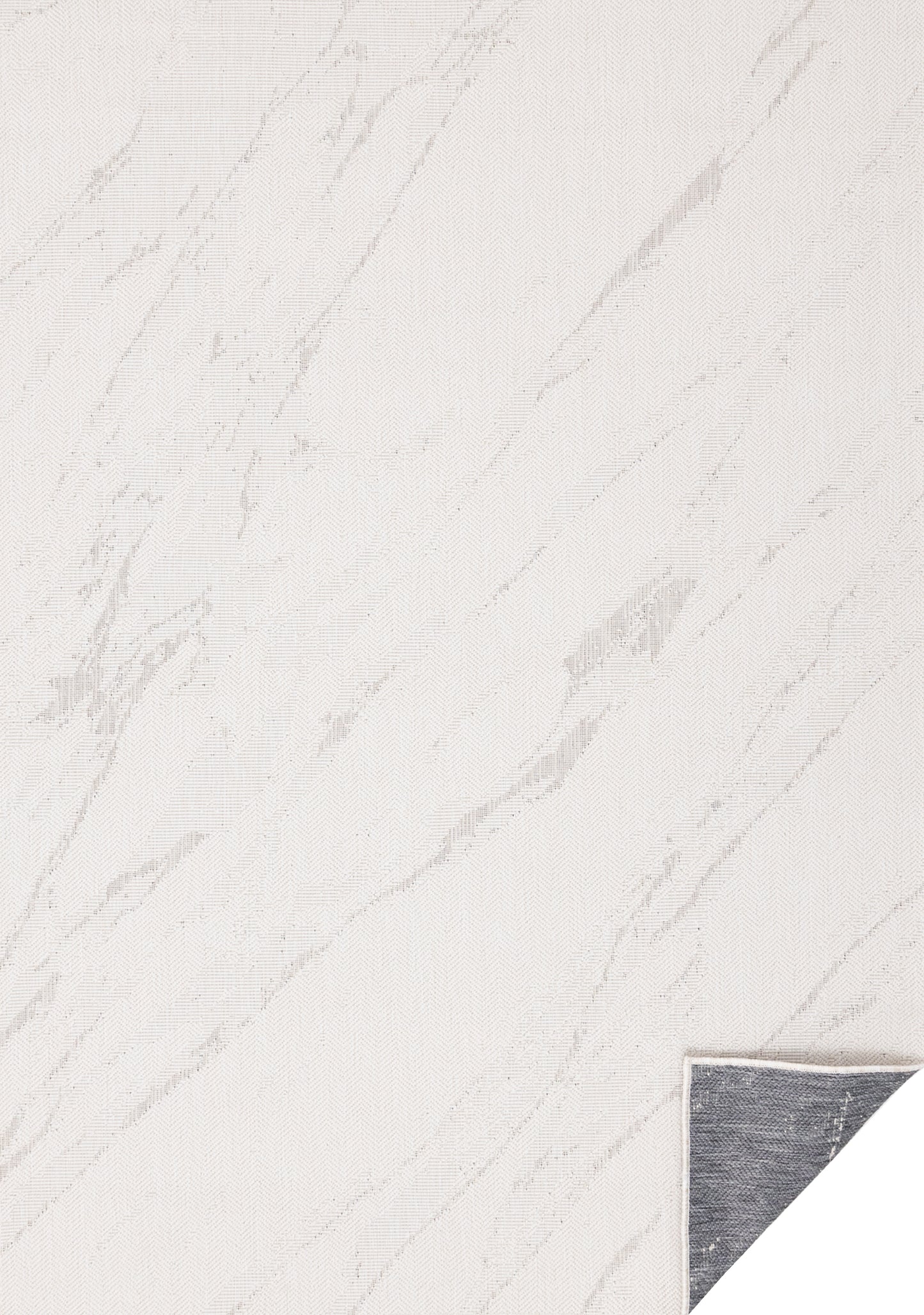 Contemporary Organic Cream Area Rug