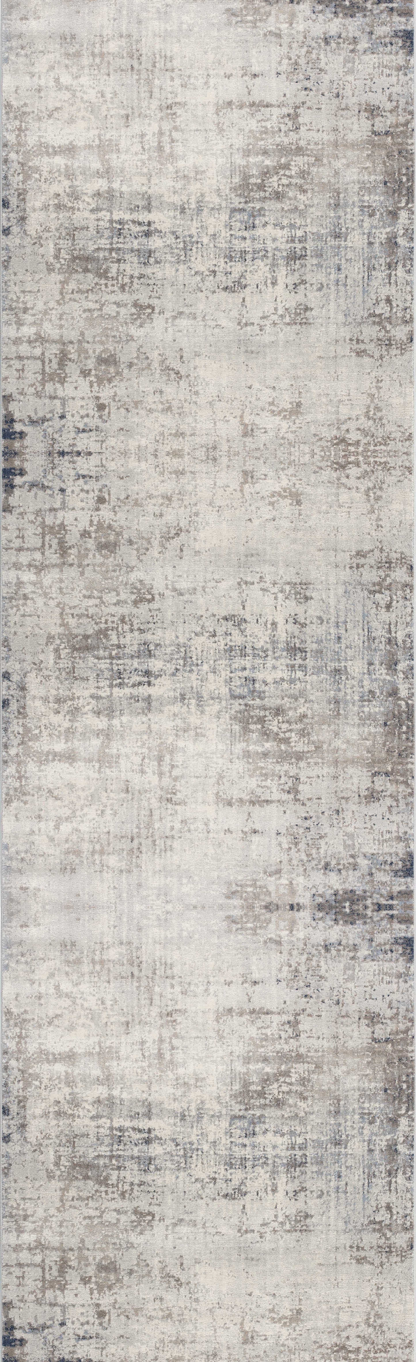 Maru Abstract Contemporary Blue Indoor Rug
